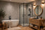 Grey Concrete PVC Shower Panel