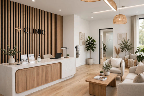 Light Walnut Slat Panel