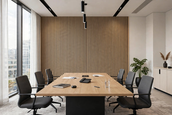Natural Oak Slat Panel