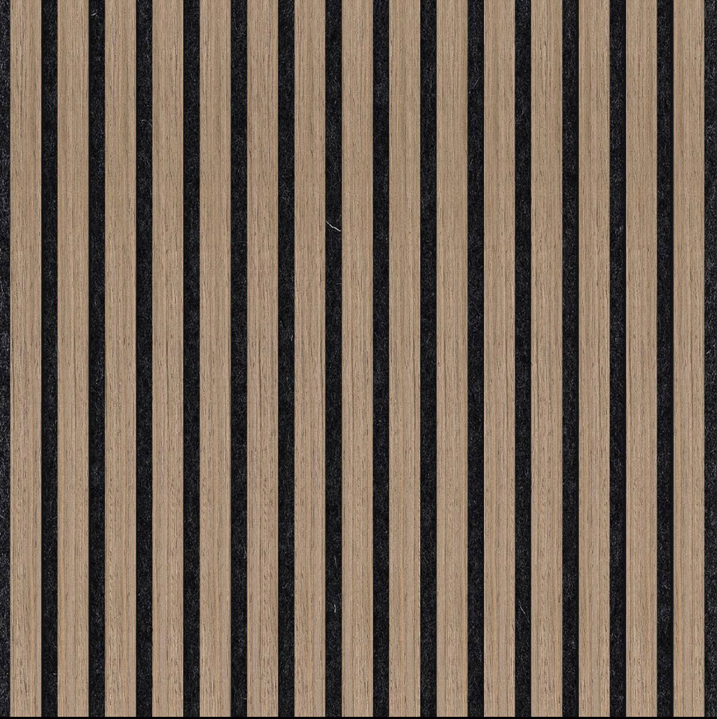 Light Walnut Slat Panel