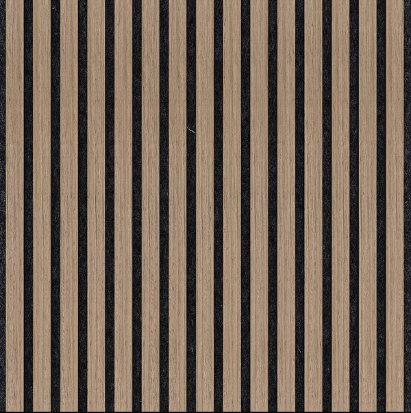 Light Walnut Slat Panel