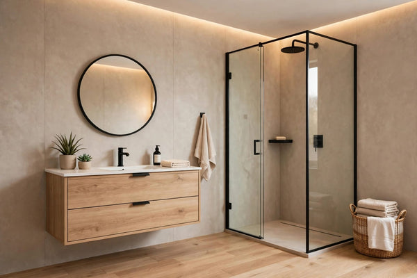 Beige Concrete PVC Shower Panel