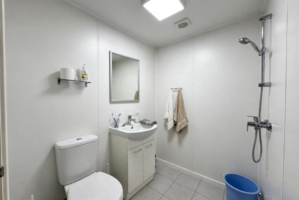 Plain White PVC Shower Panel
