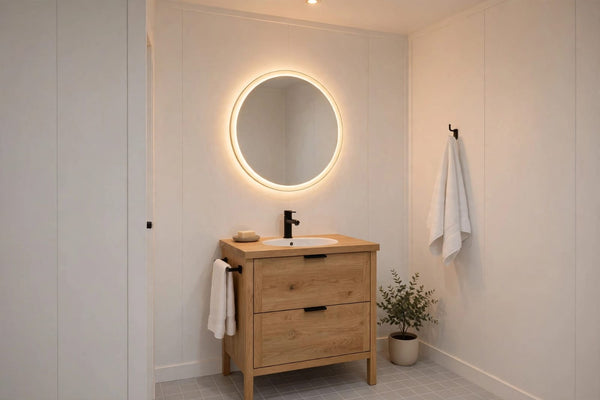 Plain White PVC Shower Panel