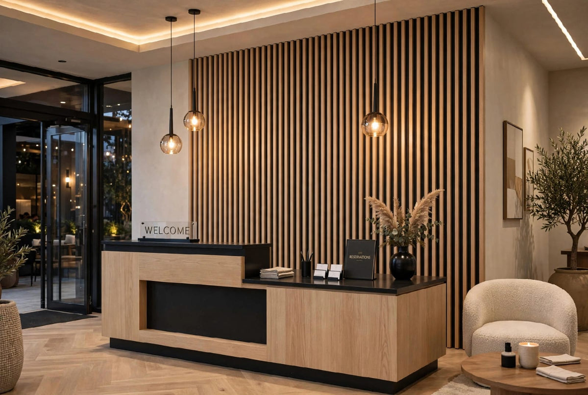 Natural Oak Slat Panel